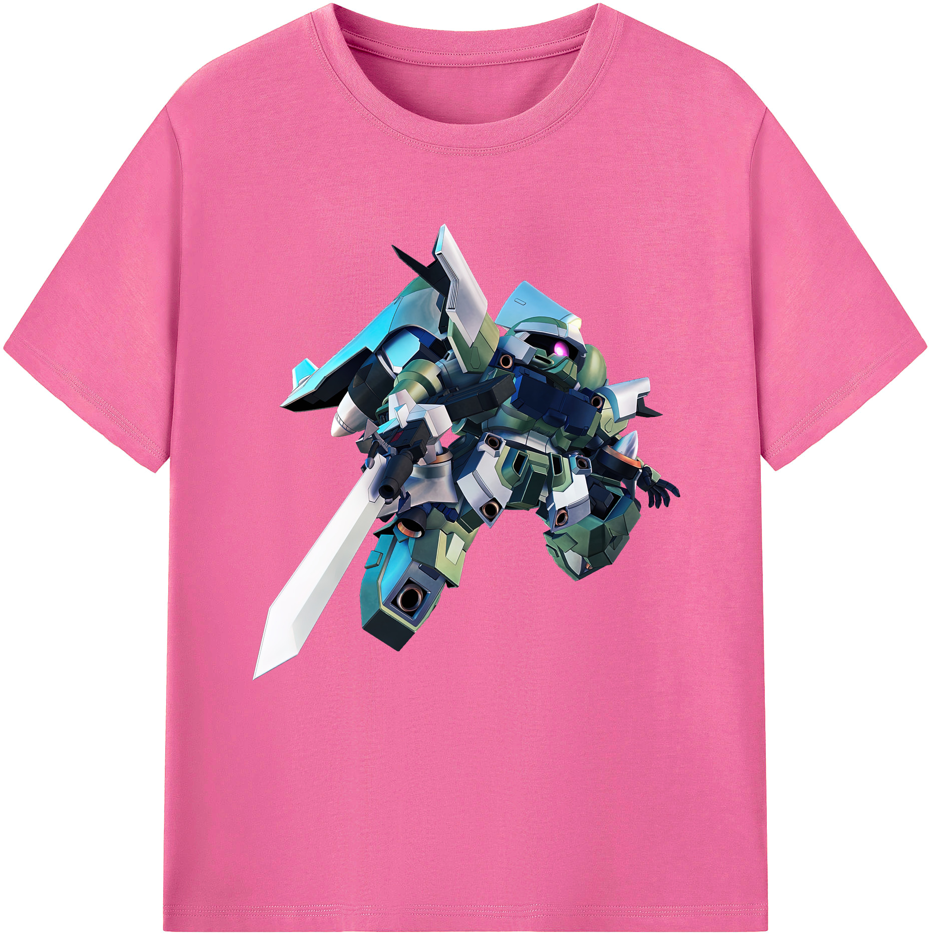 （画像用） 機動戦士ガンダム Mobile Suit Gundam レディースカジュアルプリントTシャツ（綿100％）